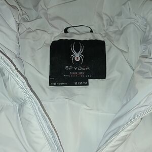 Spyder White Puffer Jacket